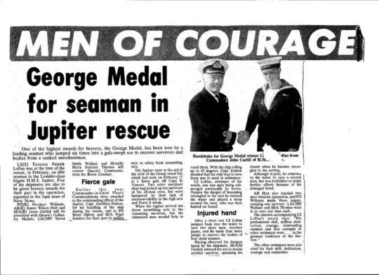 Newspaper cuttings supplied by Gabby Hayes