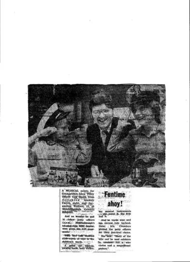 Newspaper cuttings supplied by Gabby Hayes