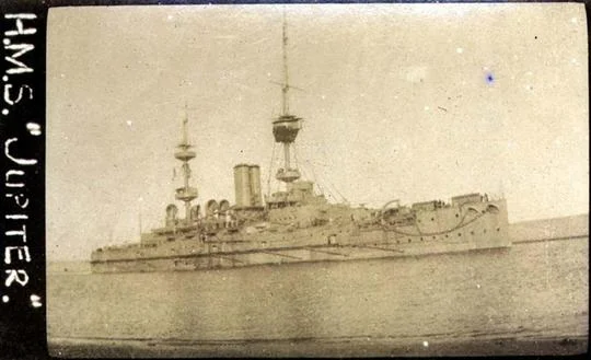 HMS JUPITER SUEZ CANAL 1916