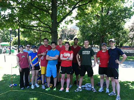 Tchoukball on Boston Common
