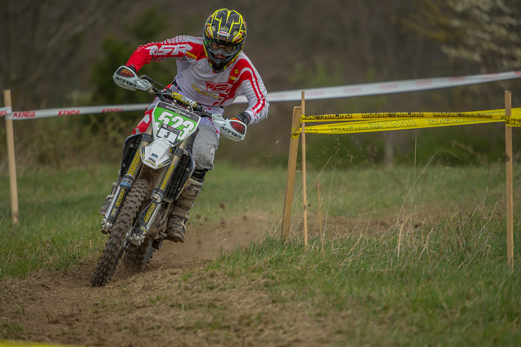 Layne Michael on the way to his first Full Gas win. Photo by Shan Moore.
