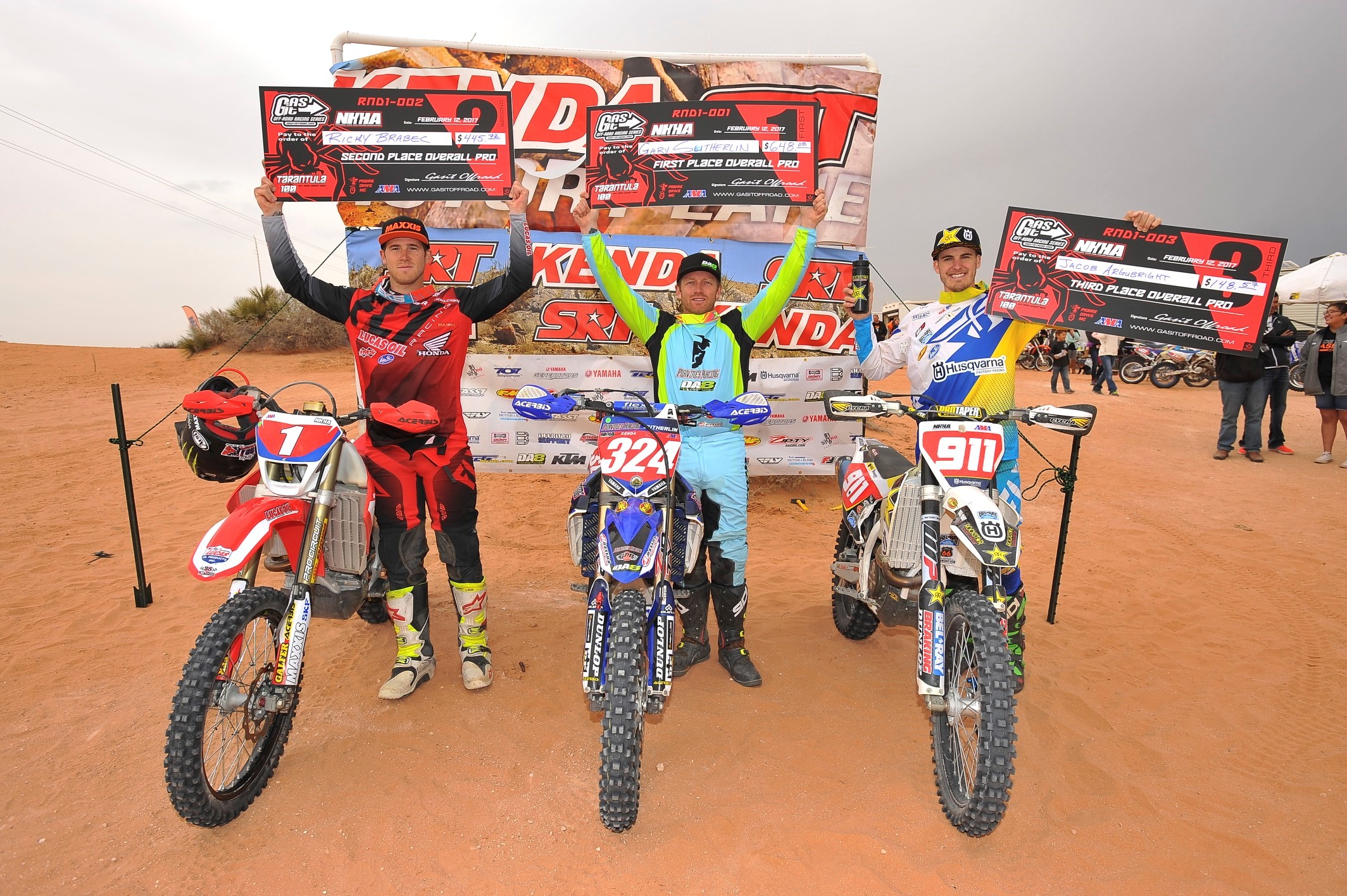 Left to Right- Ricky Brabec 2nd, Gary Sutherlin 1st, Jacob Argubright 3rd.
Normal
0
false
false
false
EN-US
X-NONE
X-NONE
/* Style Definitions */
table.MsoNormalTable
{mso-style-name:"Table Normal";
mso-tstyle-rowband-size:0;
mso-tstyle-colband-size:0;
mso-style-noshow:yes;
mso-style-priority:99;
mso-style-parent:"";
mso-padding-alt:0in 5.4pt 0in 5.4pt;
mso-para-margin:0in;
mso-para-margin-bottom:.0001pt;
mso-pagination:widow-orphan;
font-size:10.0pt;
font-family:"Times New Roman",serif;}