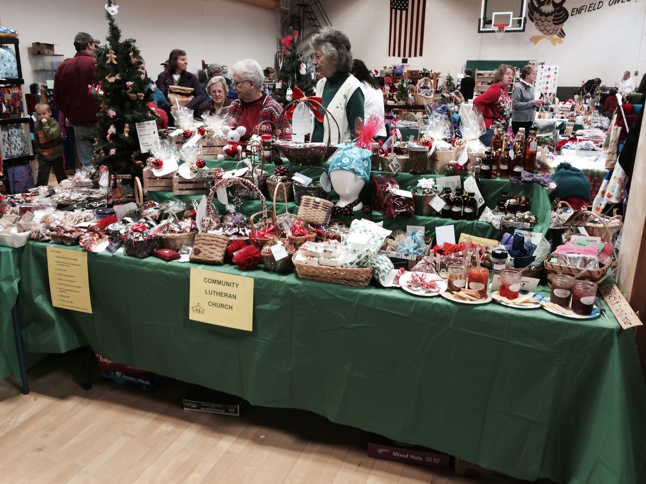 Women's fellowship annual craft sale at Frosty's world