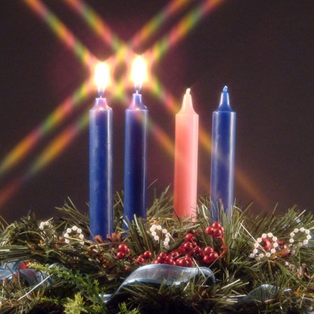 second sunday of advent candle