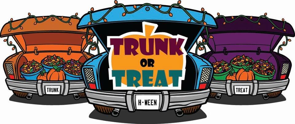 Set-up for Trunk or Treat — Community Lutheran Church