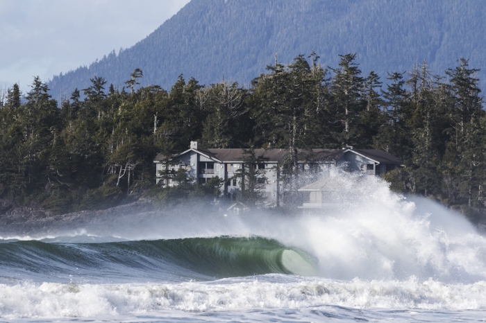 March 5th - While shooting stills for Reef during the filming of 'Common Ground' I spent 6+ hours straight at the beach this day. The waves were pumping, the sun was out and the boys were ripping! When this wave came through, I couldn't believe there was no one on it. Mind surfing at it's finest. This image was used for The Wickaninnish Inn, Surfing Magazine Instagram and an upcoming issue of Carve Magazine.