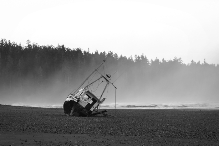 April 25th - My friends and I found this shipwreck the day before, the following morning I came back to shoot it at sunrise. I set up my tripod, shot with a variety of lens, long exposure, HDR, etc but couldn't quite find exactly what I was looking for. While walking back semi-satisfied, I had once last glance and found the angle I had been looking for. Check out the another angle in my online store.