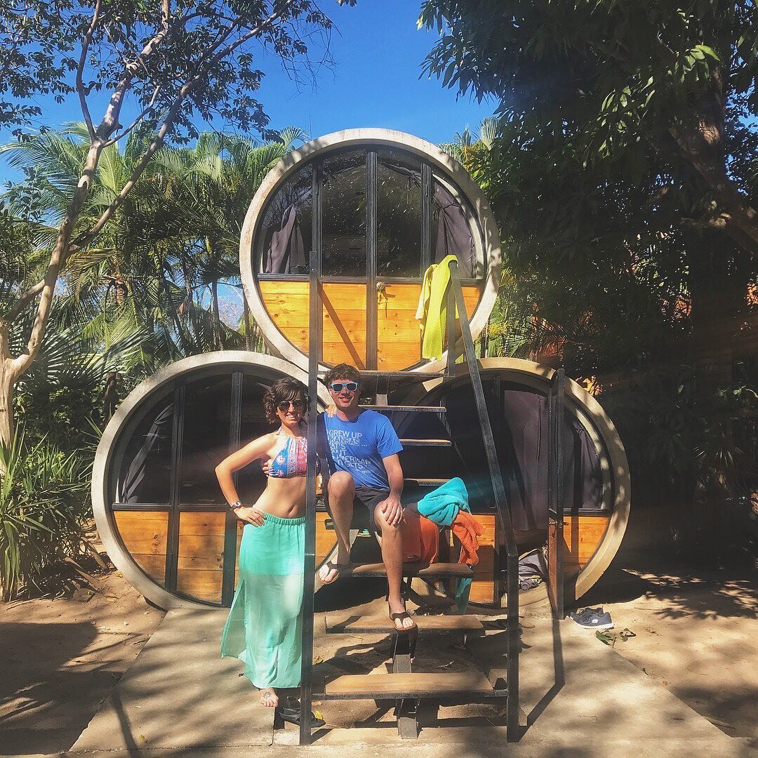 Throw back to on-this-day 2018. 🏝️
&bull;
If you know us at all, you know we don&rsquo;t live for normal. 😳 I mean, we live in an Airstream after all (*update: did, until 4 months ago). So why wouldn&rsquo;t we spend 3 amazing nights sleeping in ce