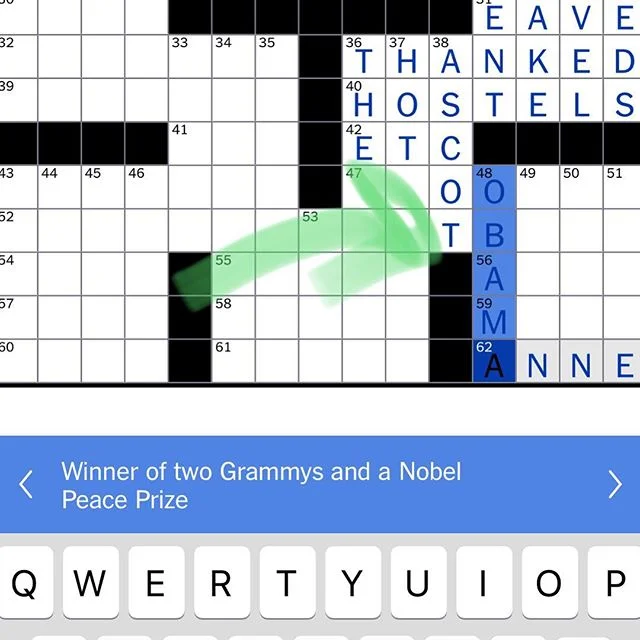 #Crossword shade is always appreciated.