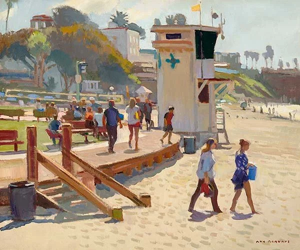 "Morning on Main Beach," by Ray Roberts. Best in Show. Photo by Rick Lan