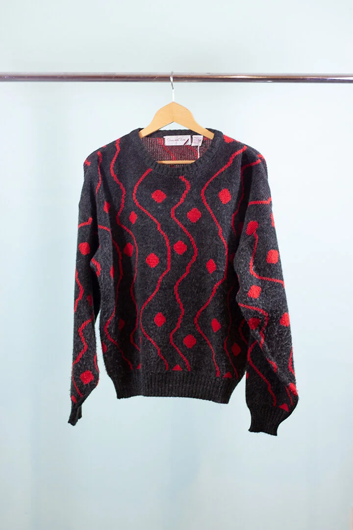 bityou — (oscar de la renta) 80s sweater