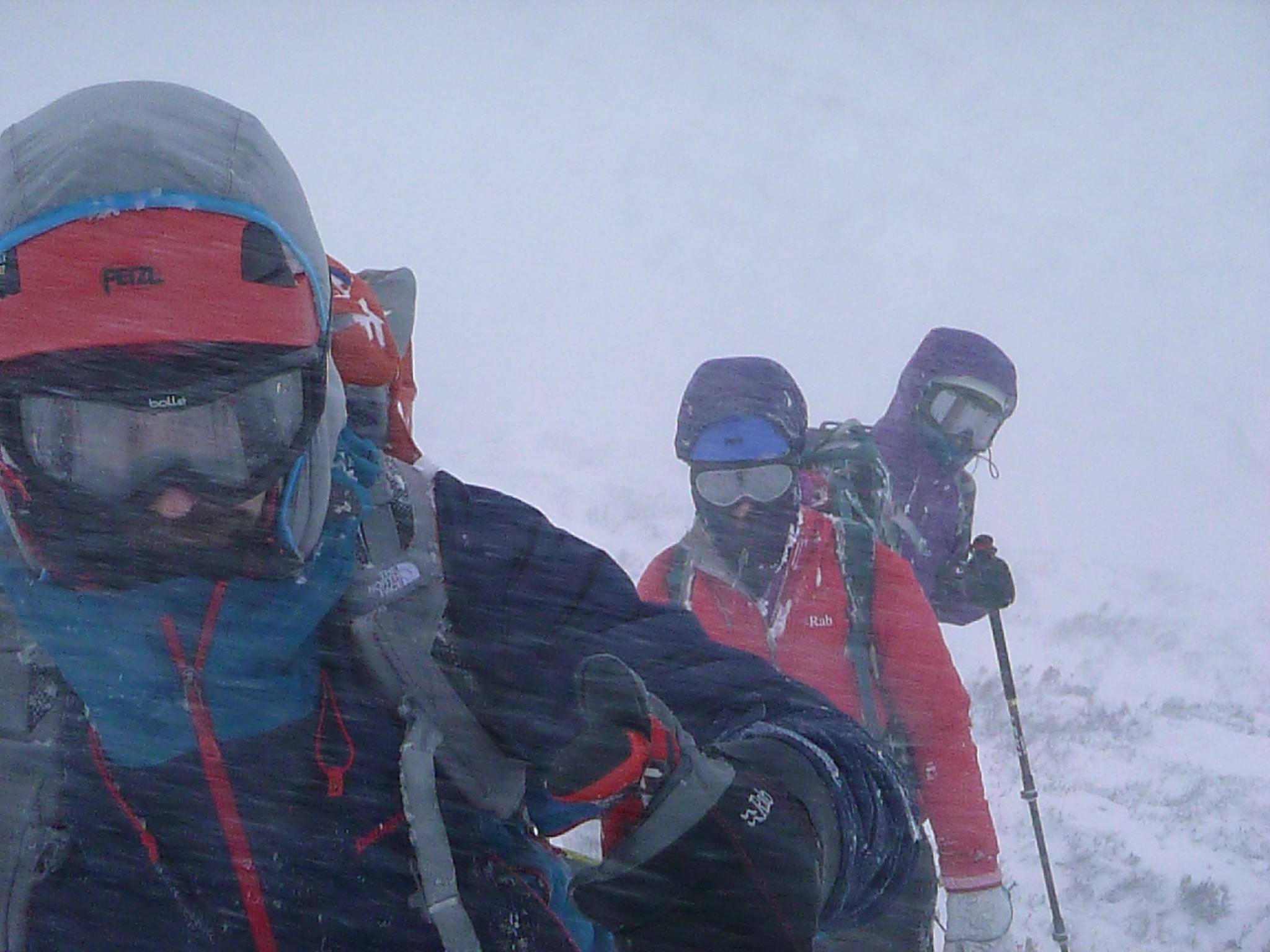 Navigating in Scottish winter is tough! Having very clear plans in advance makes a huge difference. Photo: Alan Halewood .