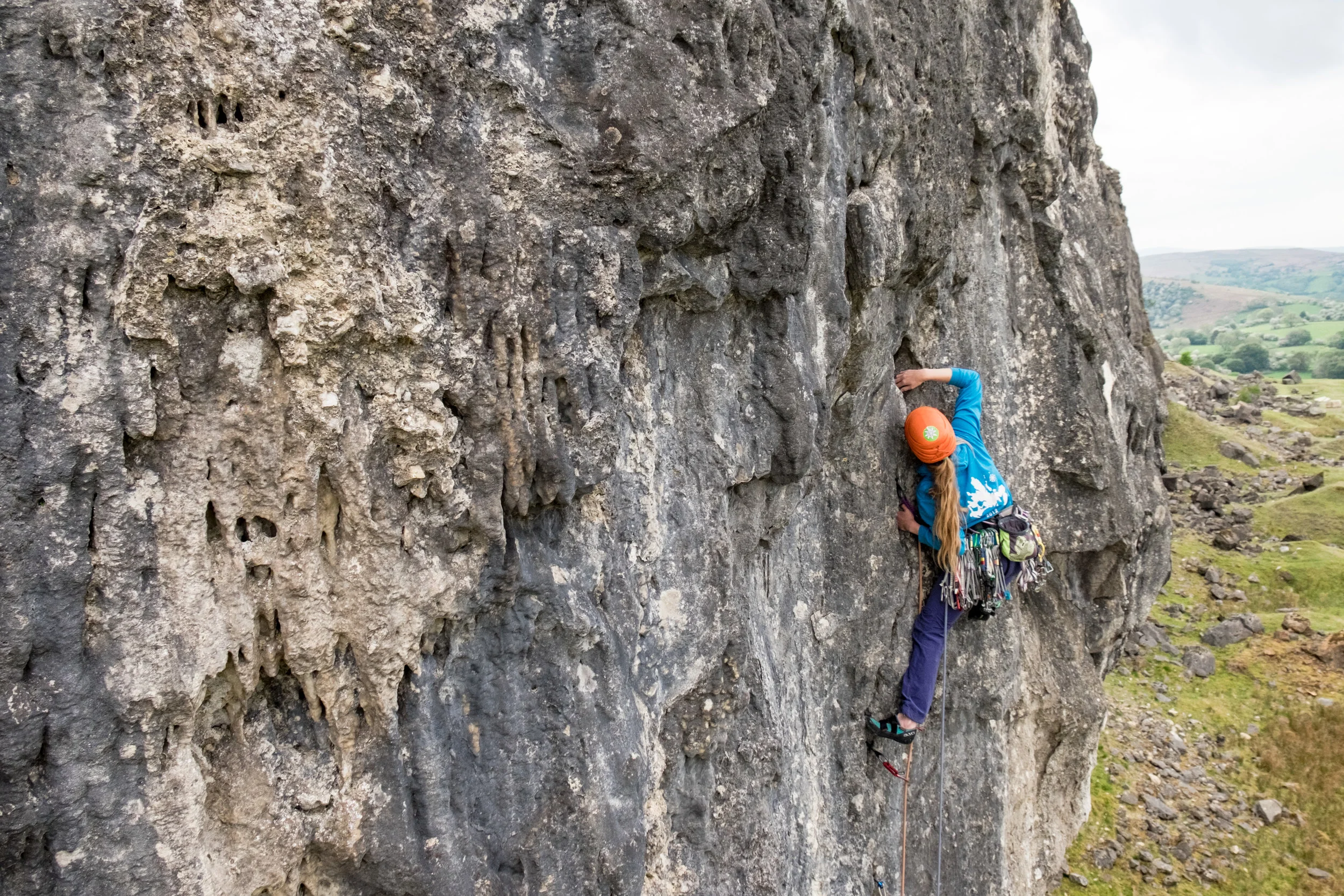 Caroline Culwick, Llanggatock, Passage of Time, E1 5b
