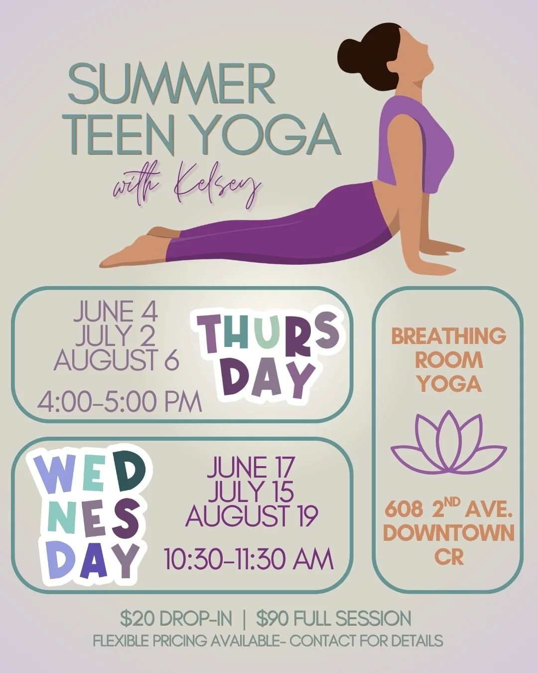 Summer Teen Yoga with Kelsey