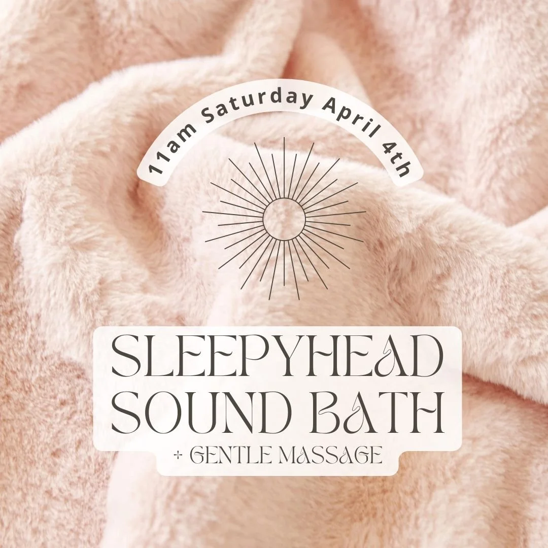 Sleepyhead Sound Bath + Gentle Massage with Soul House Wellness & Amethyst Realm