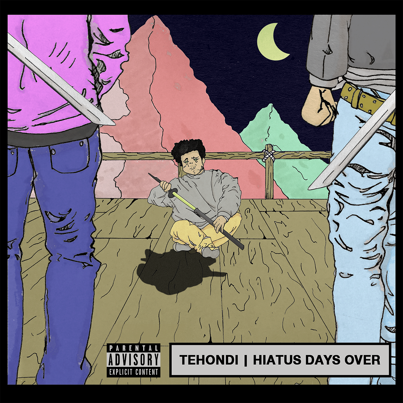 Tehondi Hiatus Days Over Album Cover.png