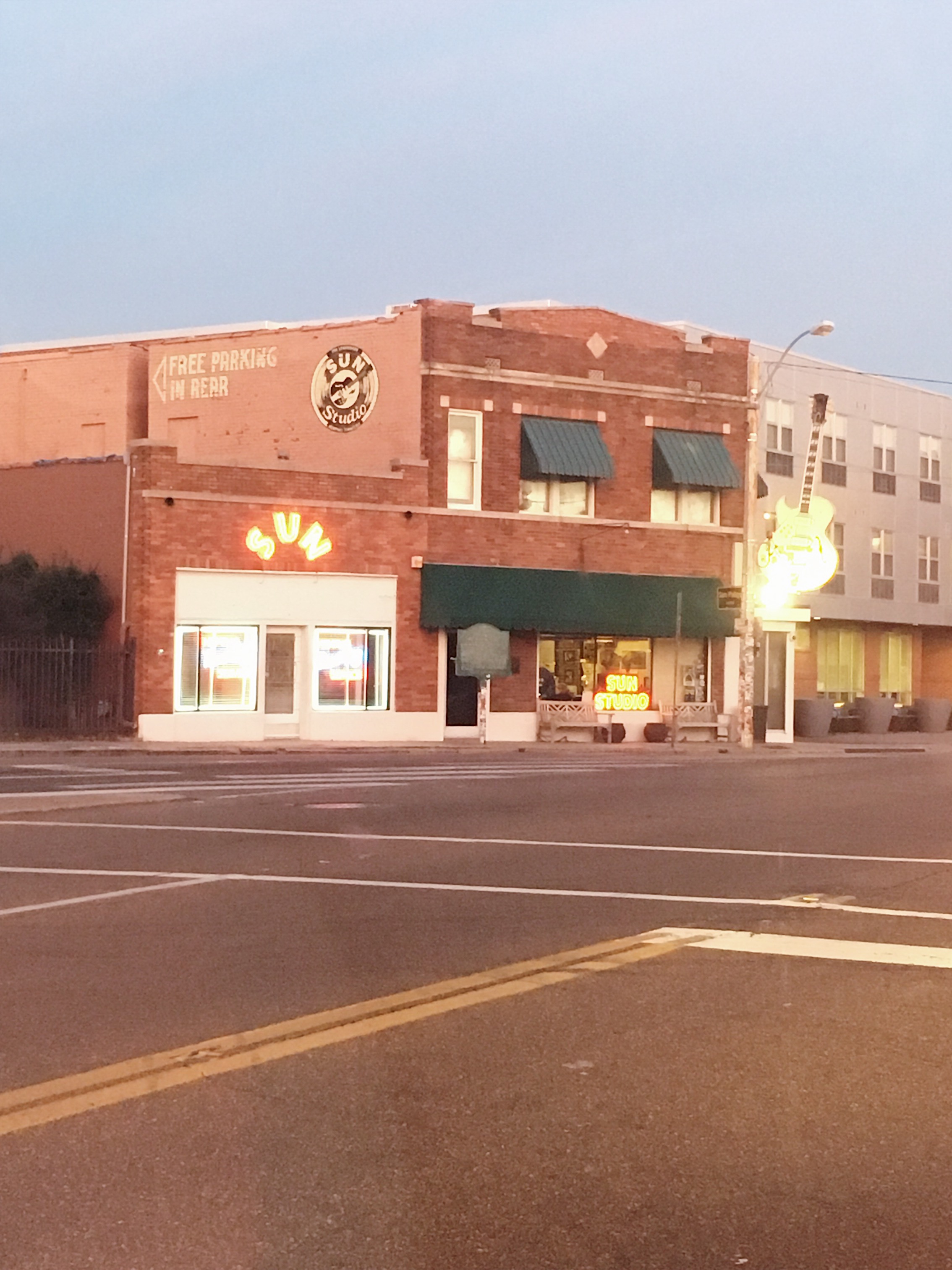 Sun Records was right down the street from my office for the week, The Commercial-Appeal.