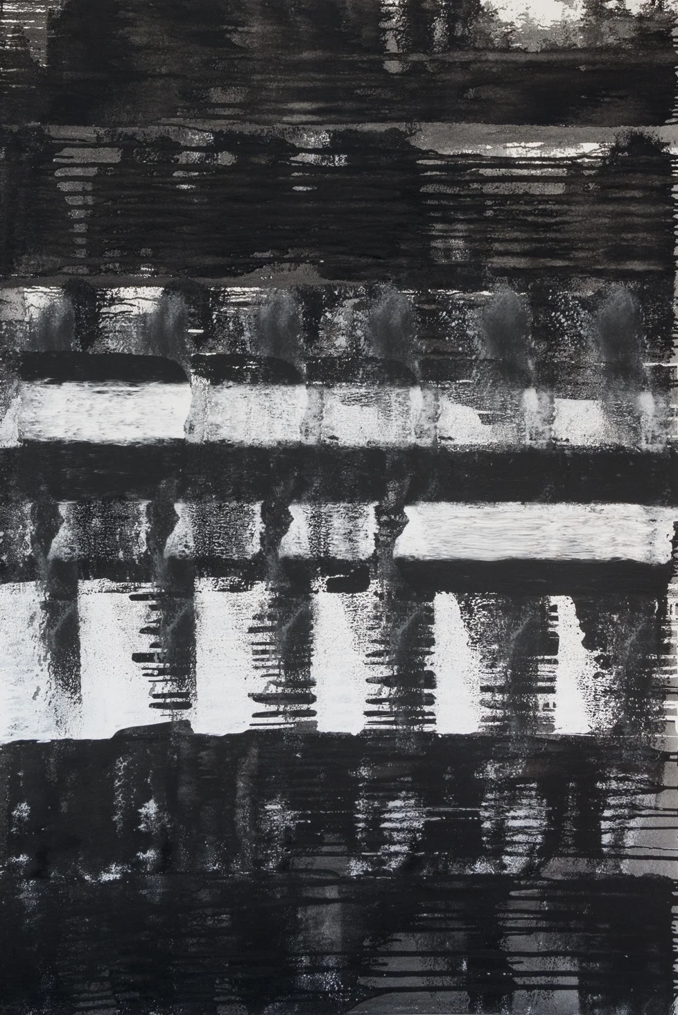 B&W Wall Painting V