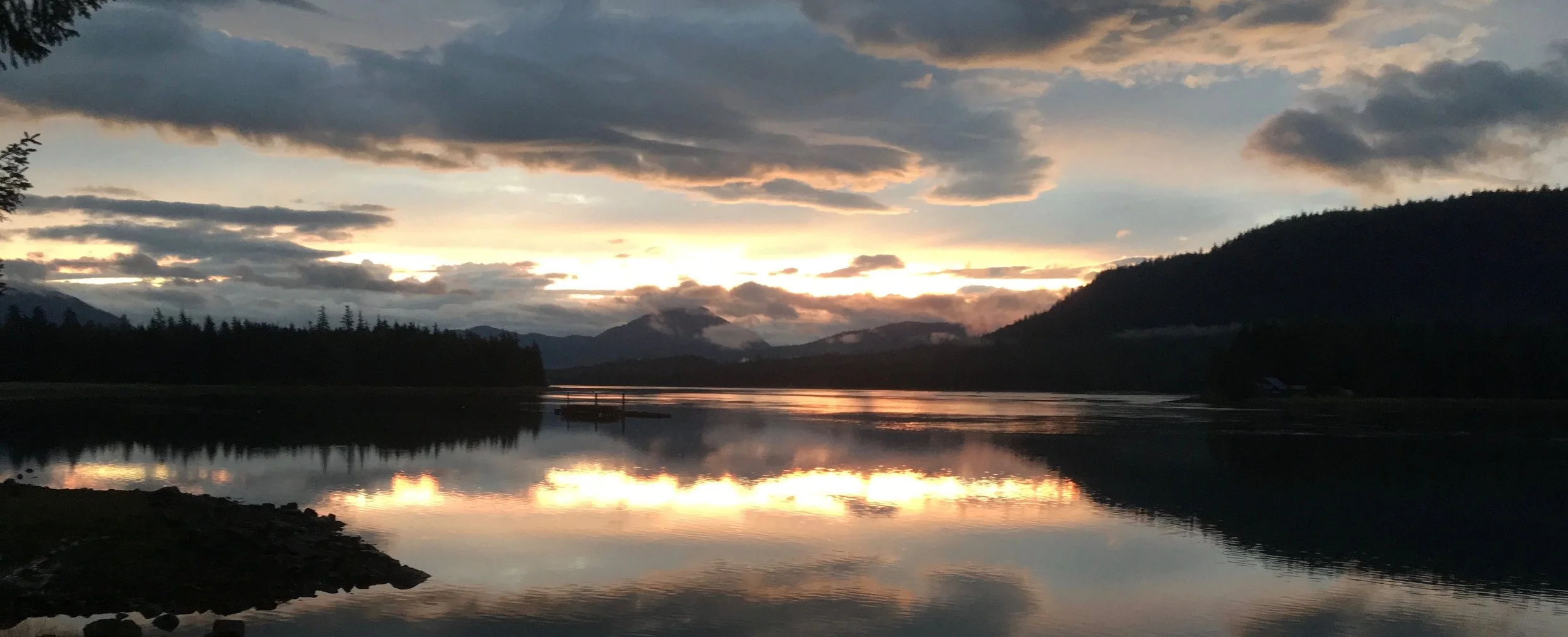 Sunrise at Keene Channel Lodge