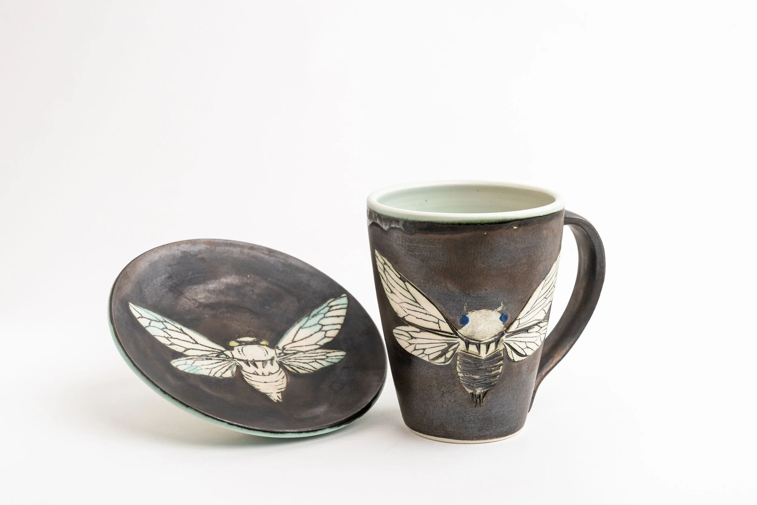 Cicada Mug & Saucer