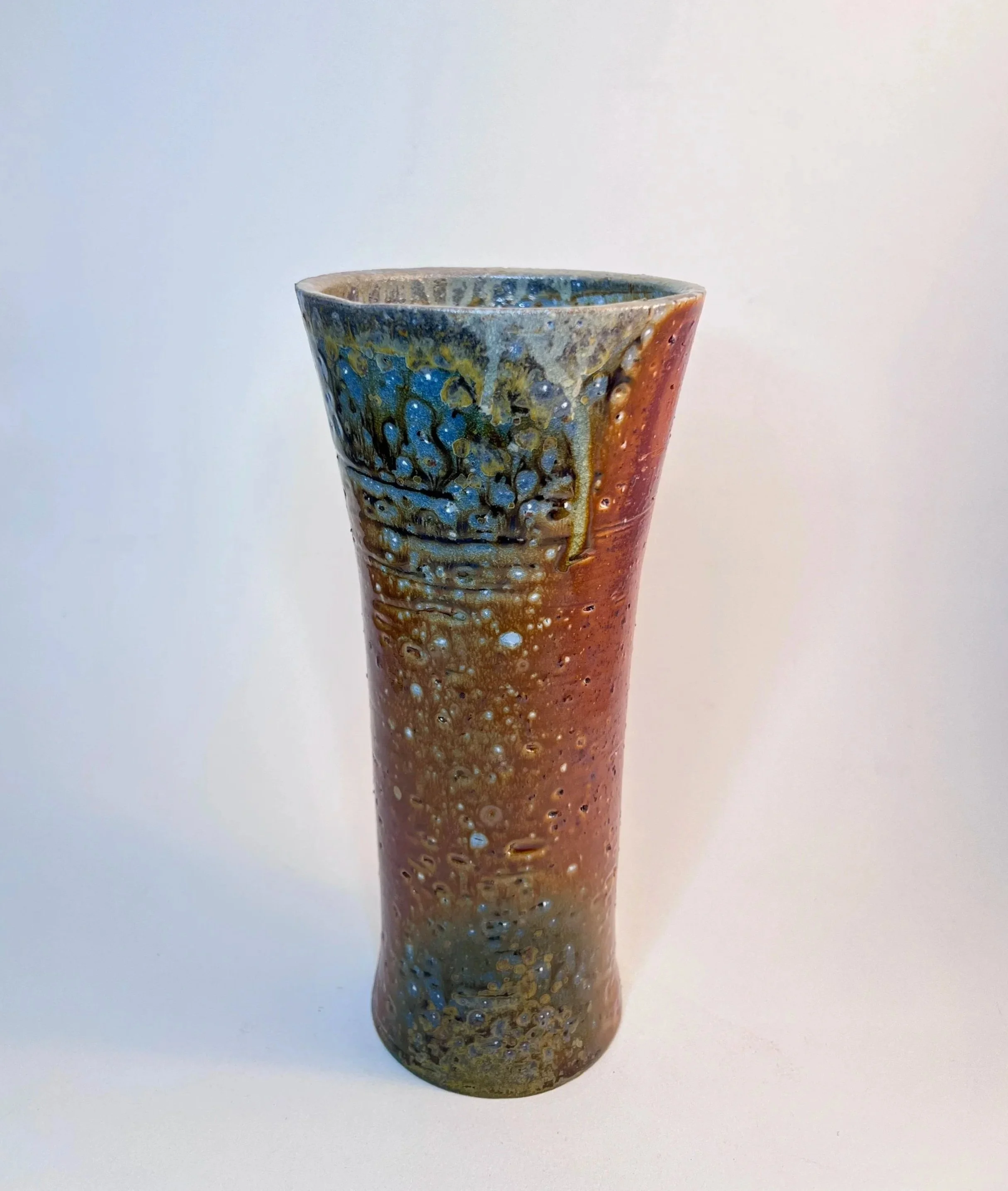 Flared vase ~ wood-fired #1