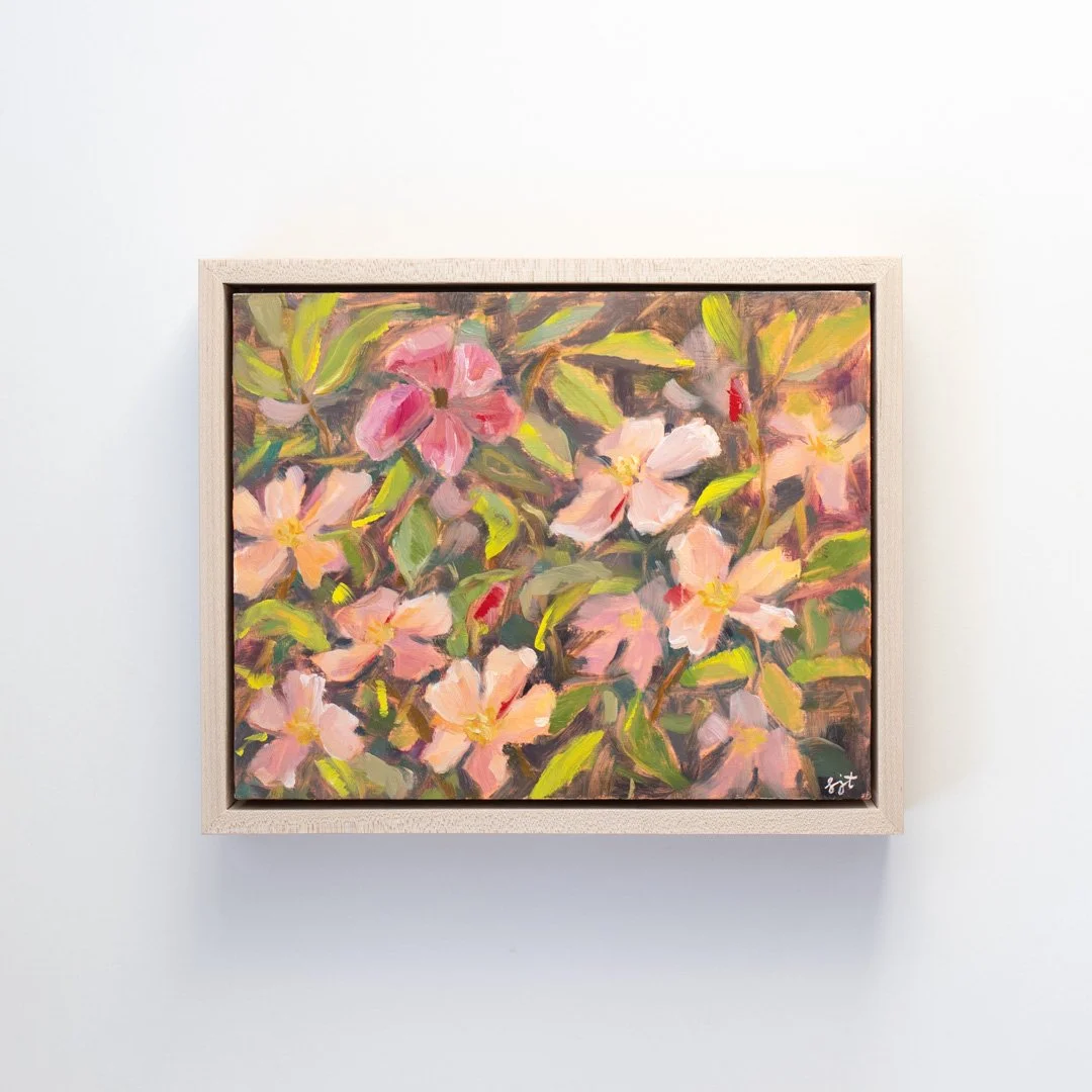 Peach Blooms No. 1, 8x10, sold