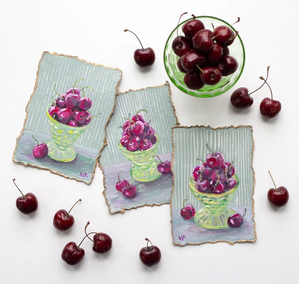 Mon Chéri — 4x6 with gold edges