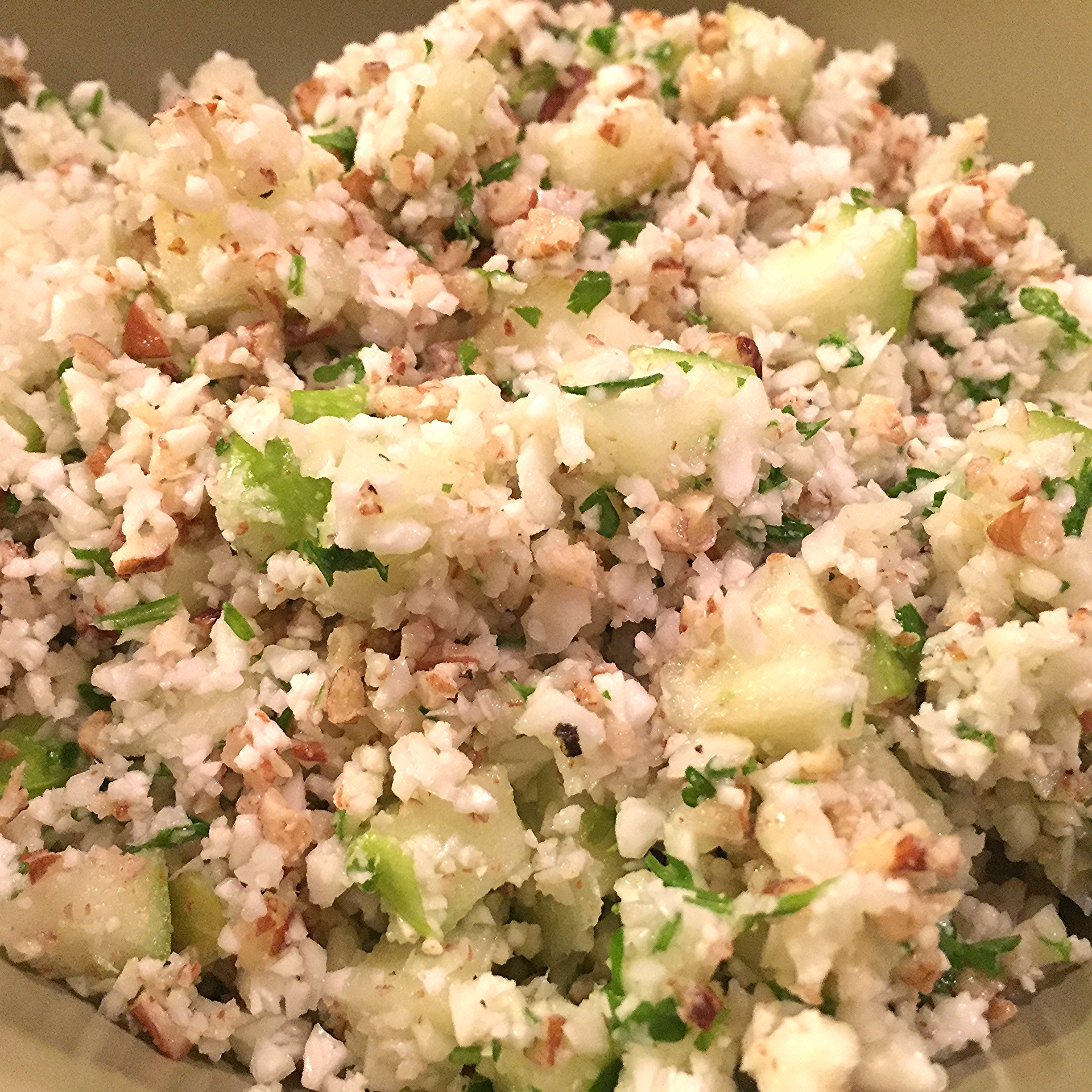 Cauliflower Apple Pecan Salad: A little tart, a little sweet ... and oh so refreshing.