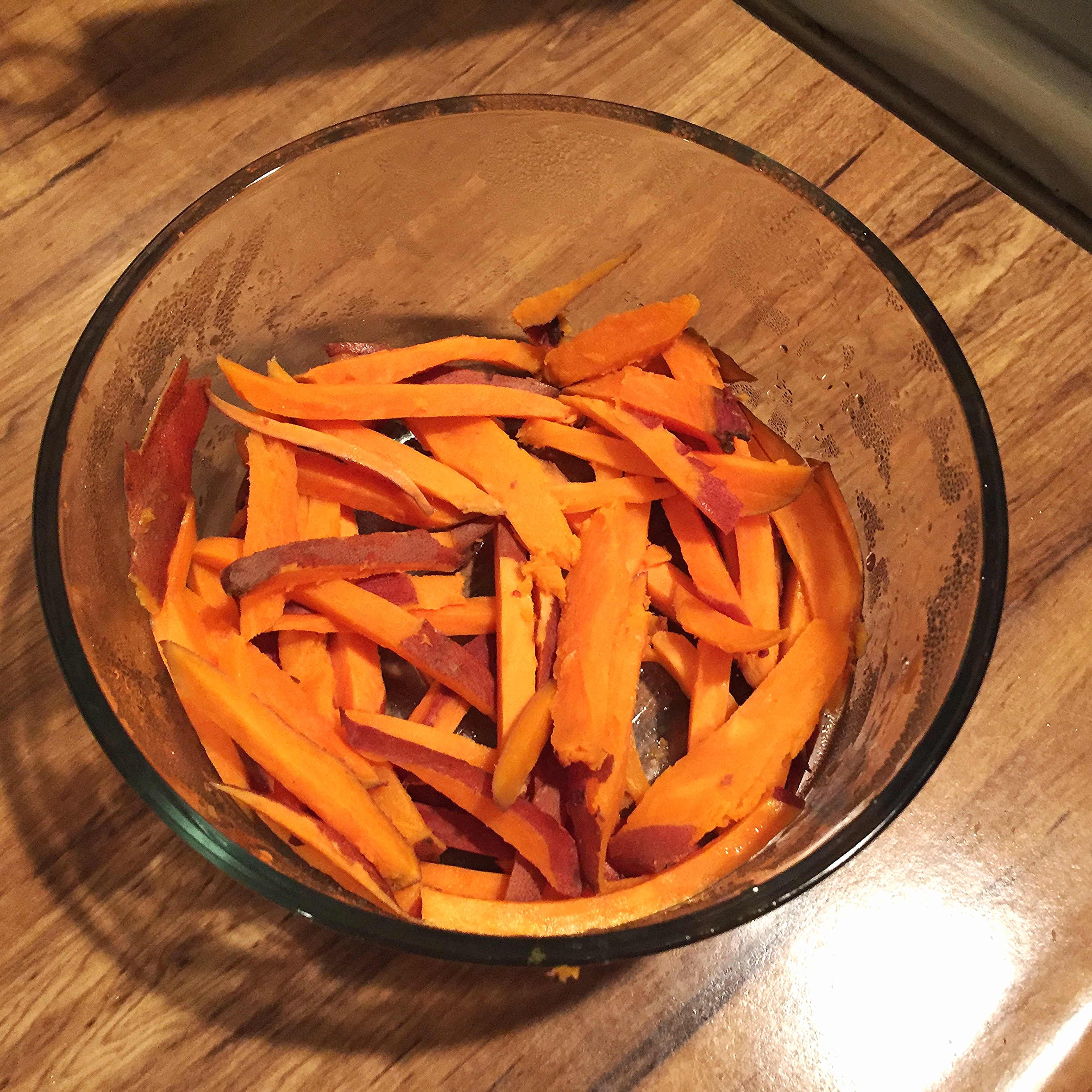 Raw Sweet Potato Fries