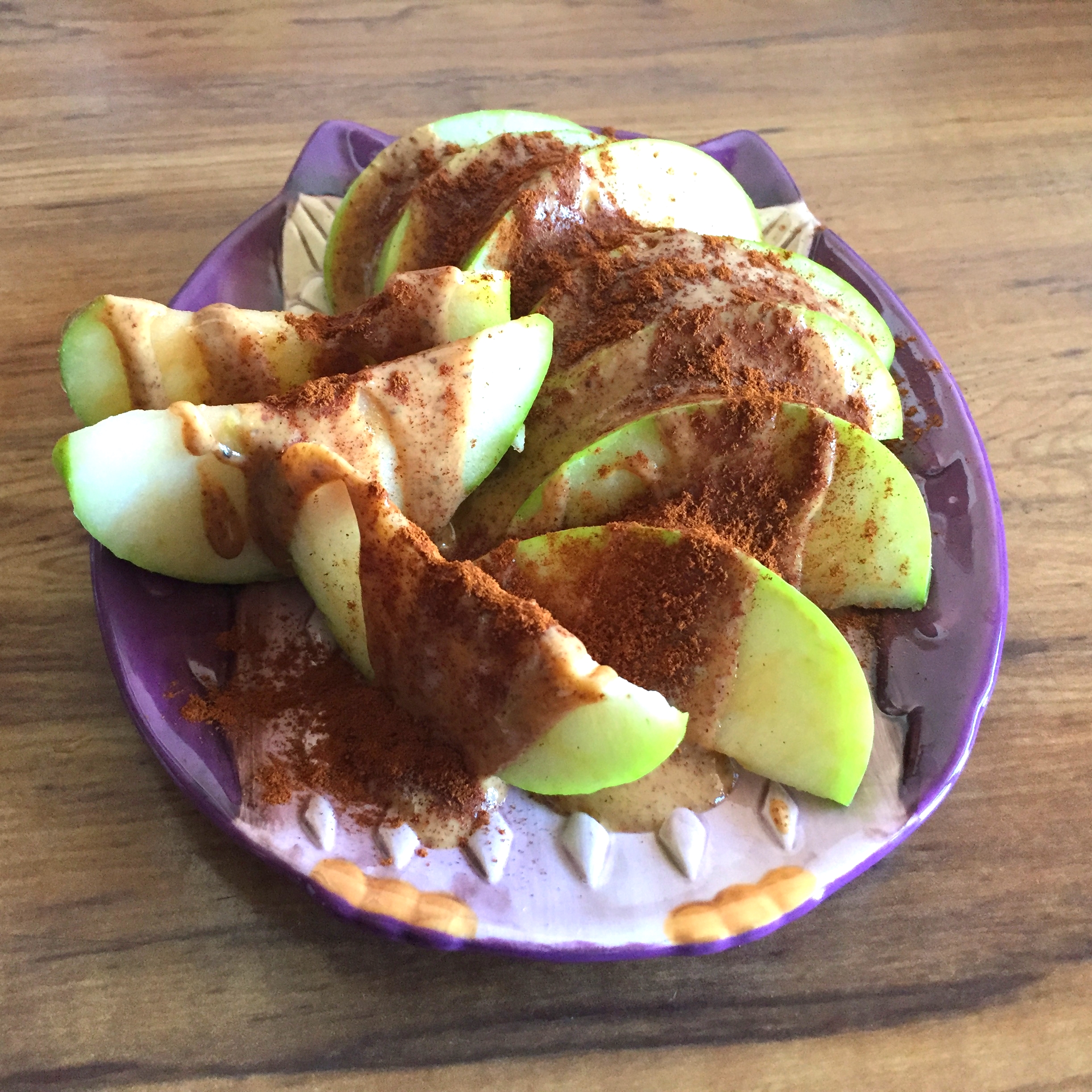 Green Apple and Almond Butter with Cinnamon - 2