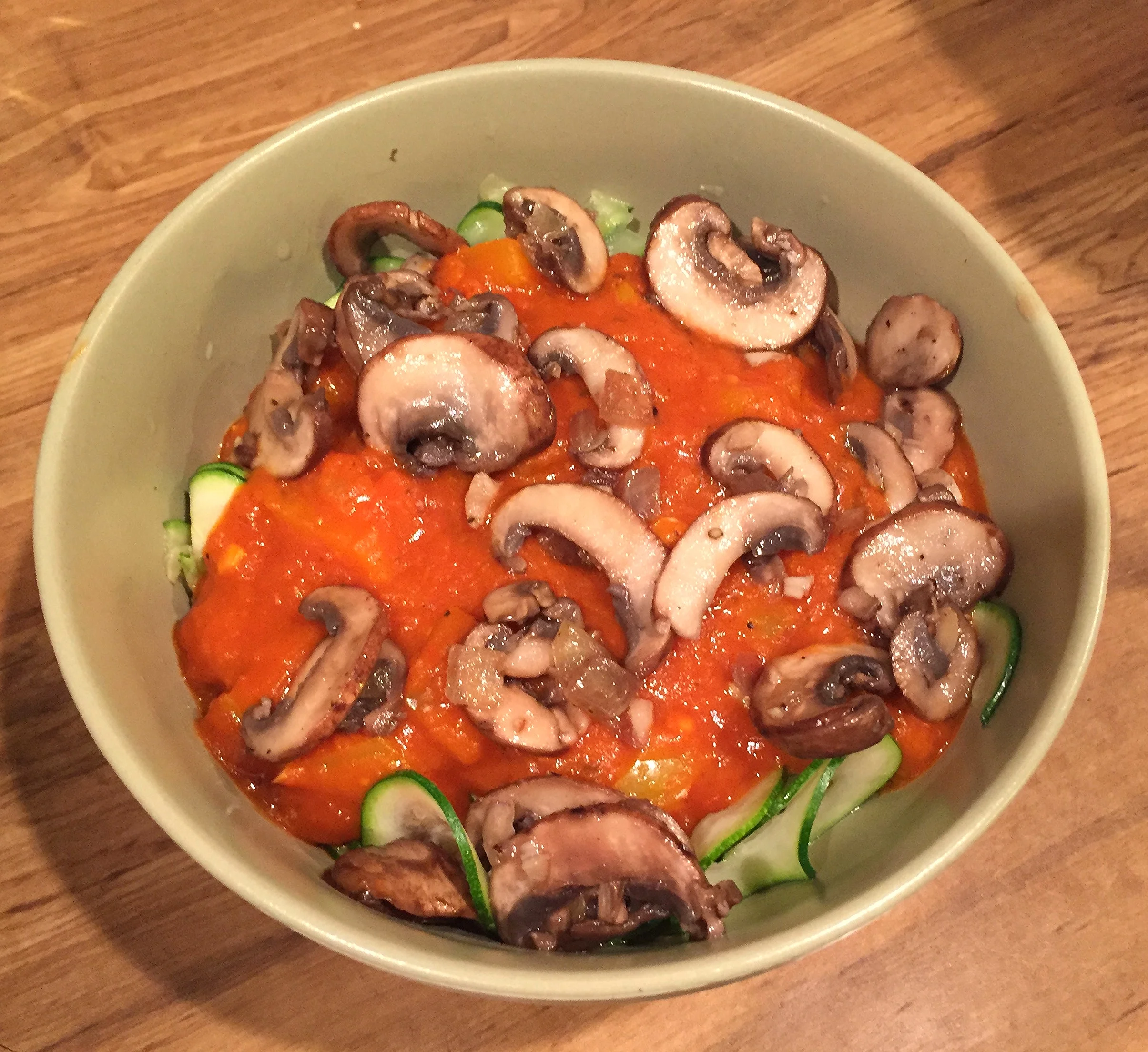 Spiralized Zucchini with Mama Jess Bean Good - 1