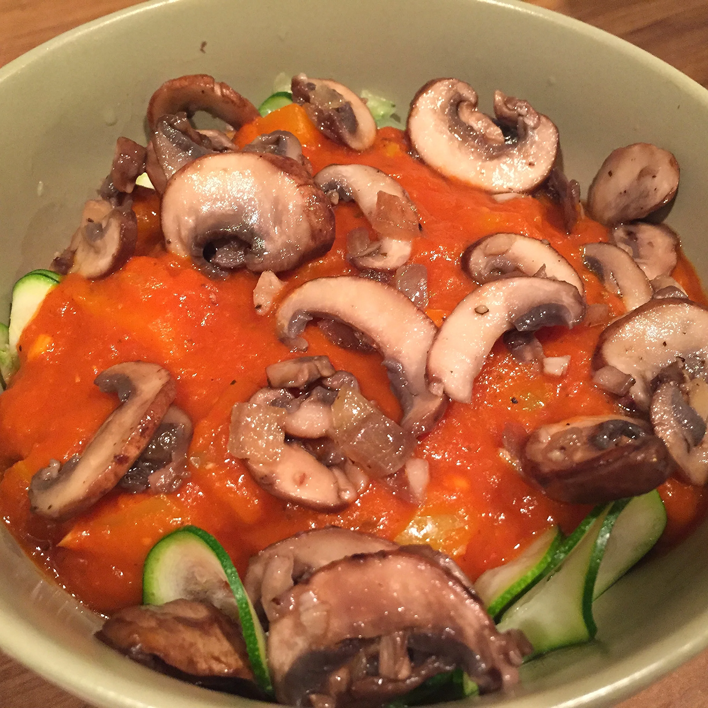 Spiralized Zucchini with Mama Jess Bean Good - 2