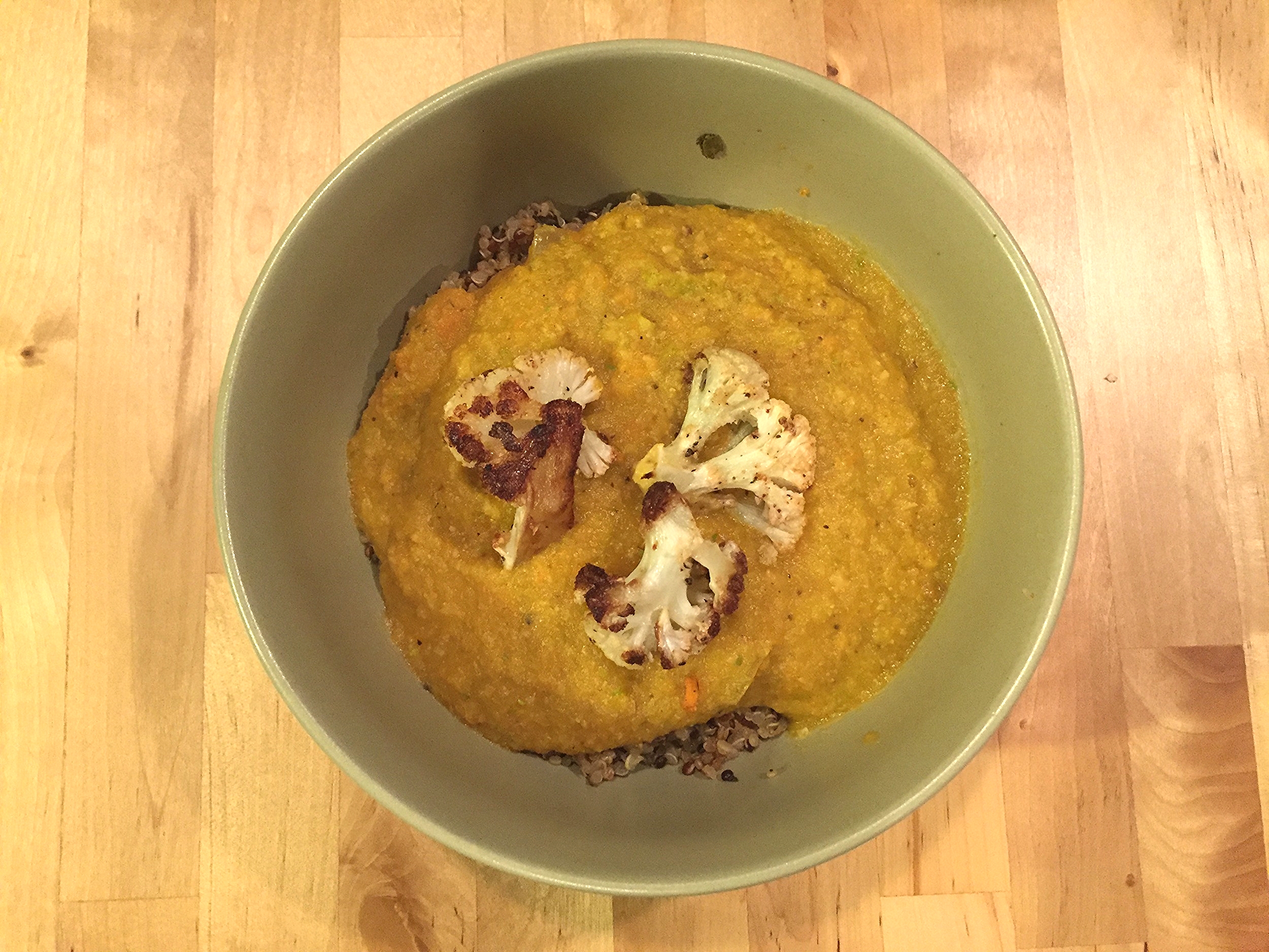 Roasted Cauliflower Soup - 1