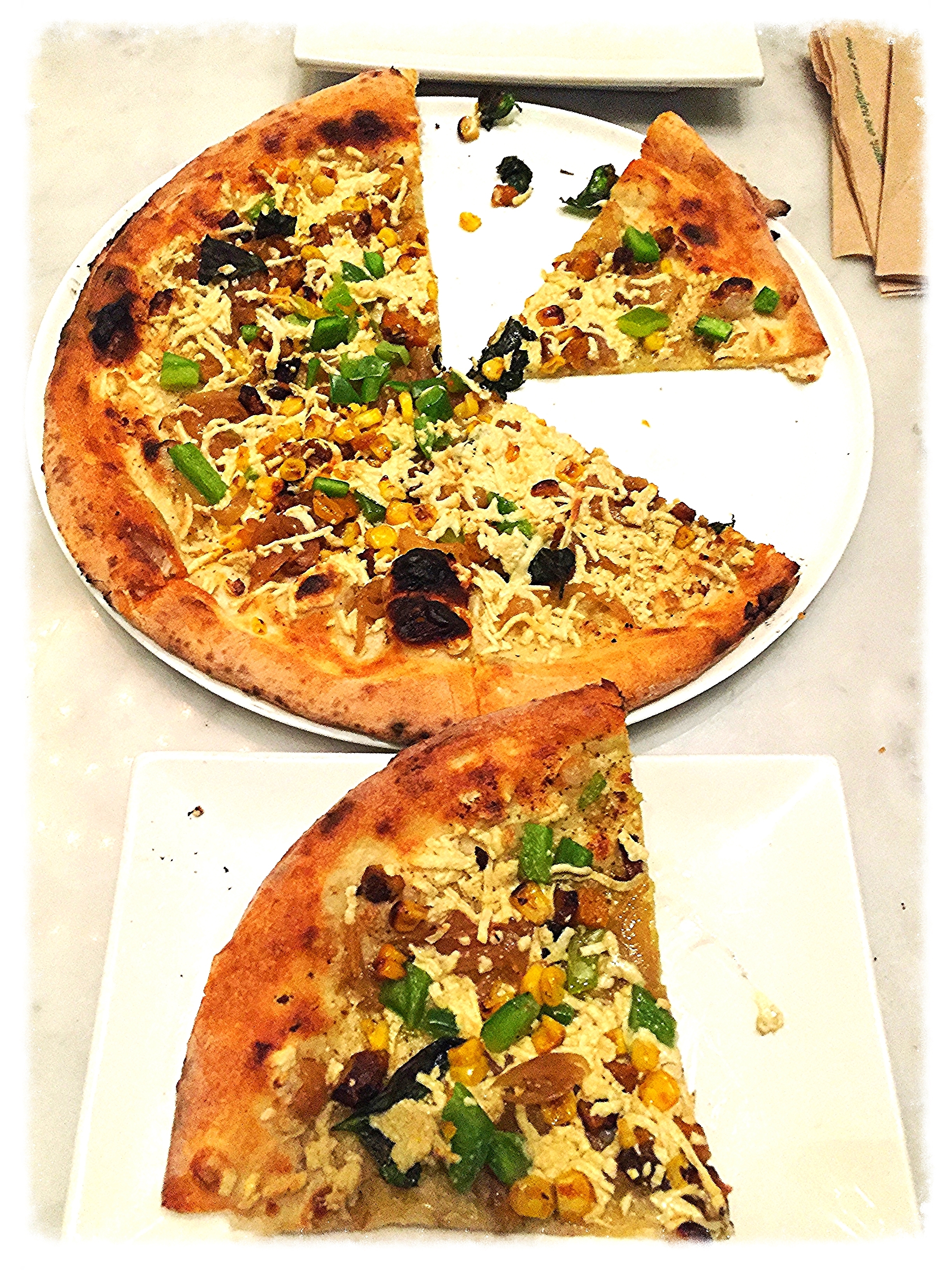 Vegan Zucca pizza from 800 Degrees Neopolitan Pizzeria