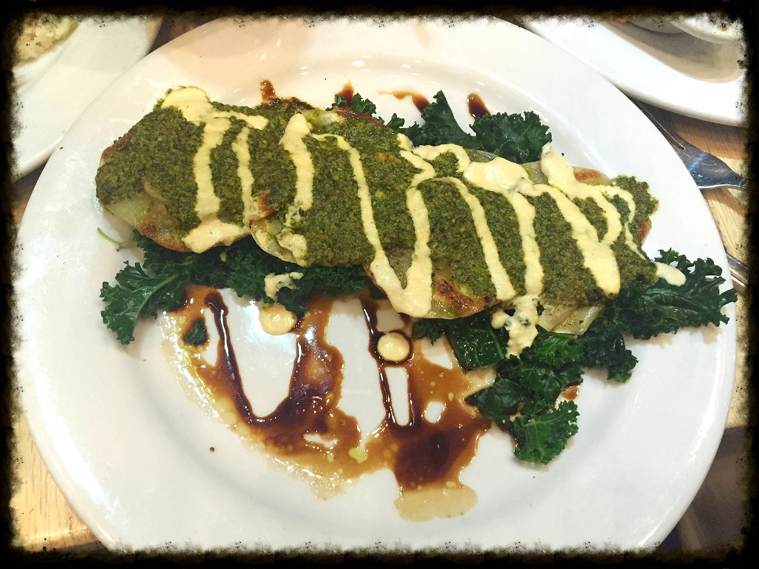 Butternut squash ravioli from Sage Organic Vegan Bistro