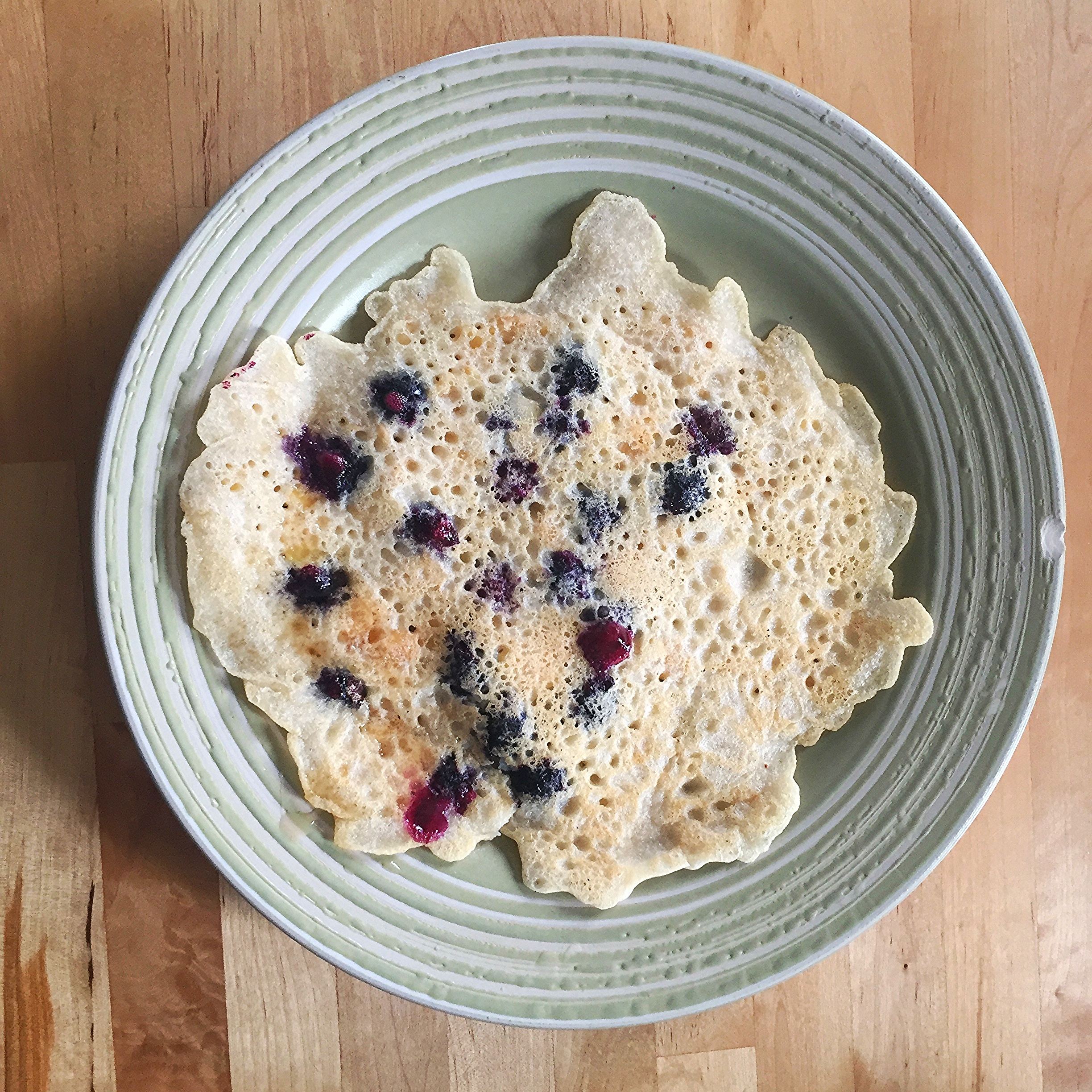 Vegan Blueberry Almond Pancakes