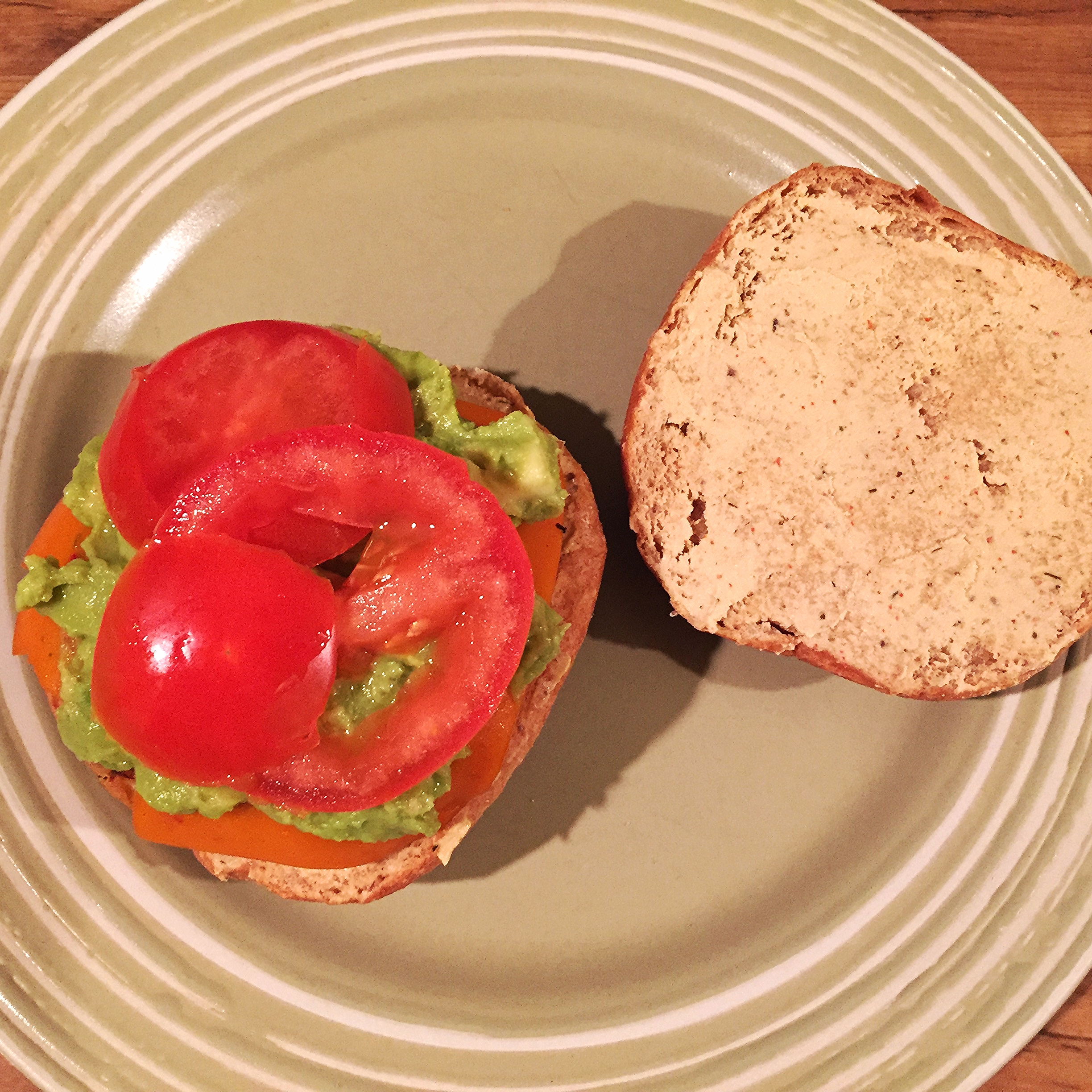 White bean and red lentil burger from Thug Kitchen: The Official Cookbook