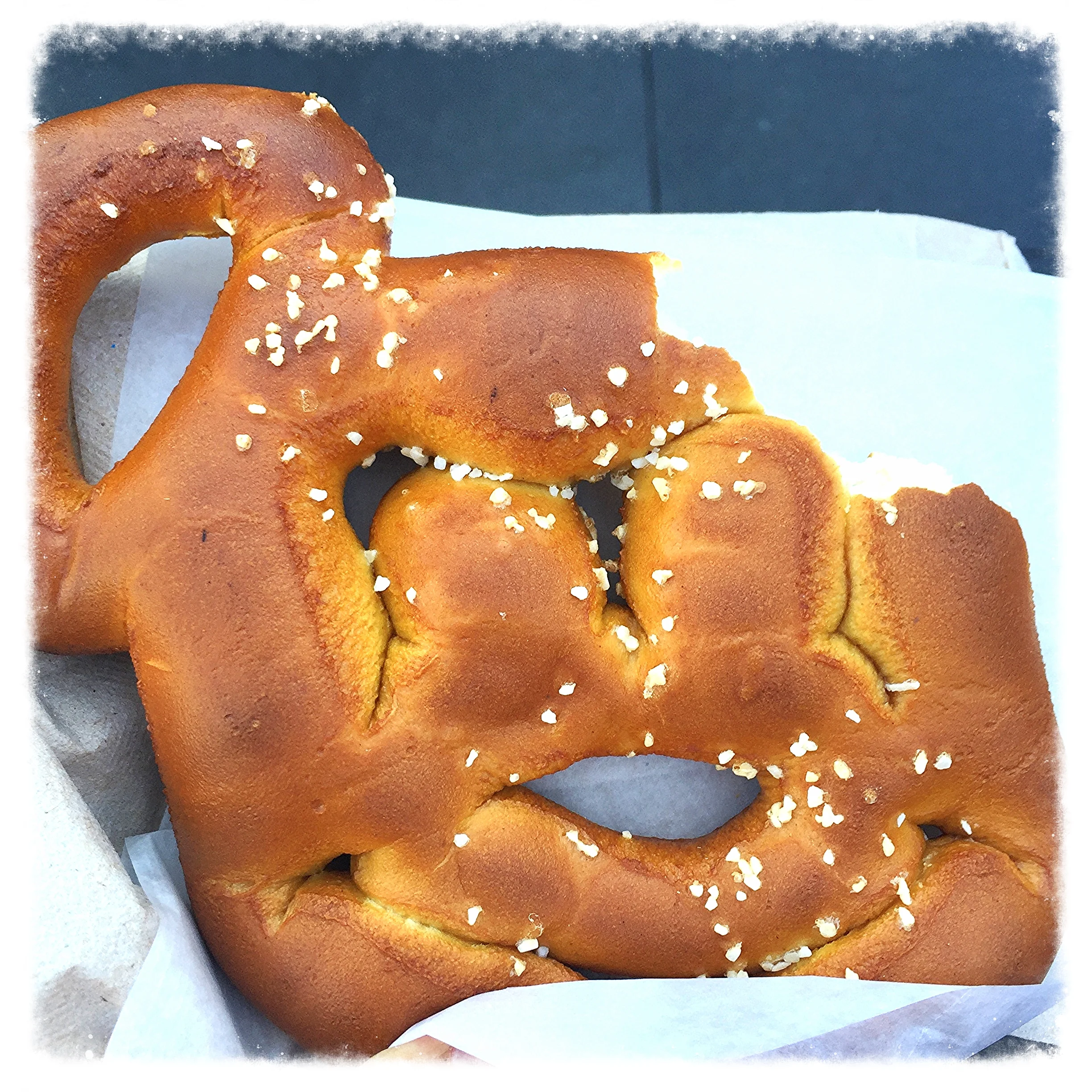 Vegan Mickey Mouse salted pretzel