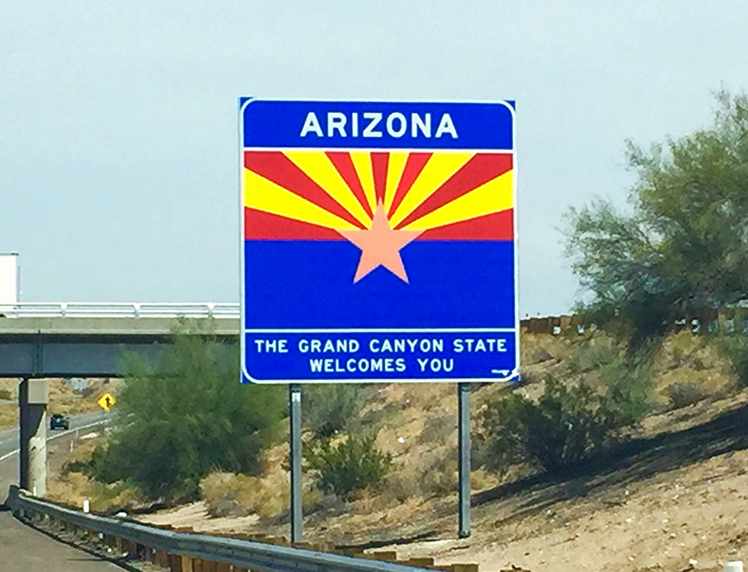 Crossing the Arizona border