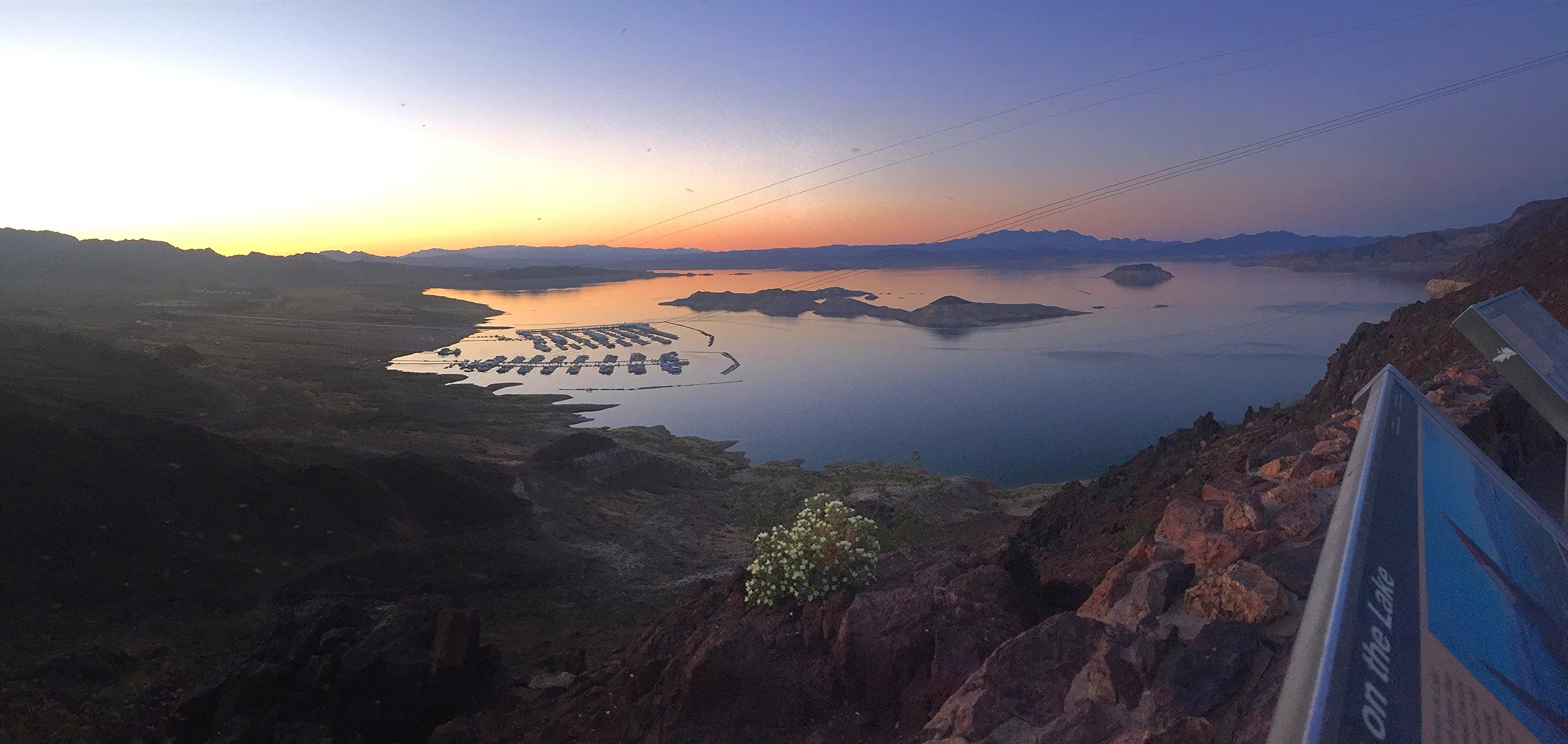 Scenic overlook just outside of Hoover Dam