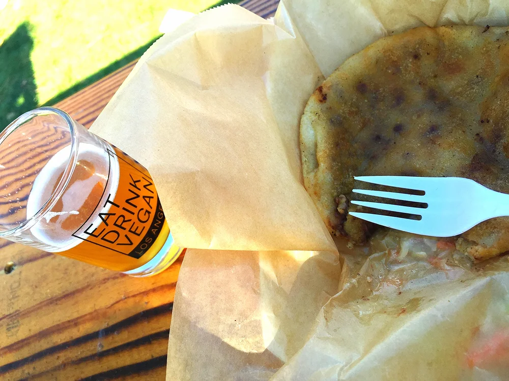 Bean and Vegan Cheese Pupusa