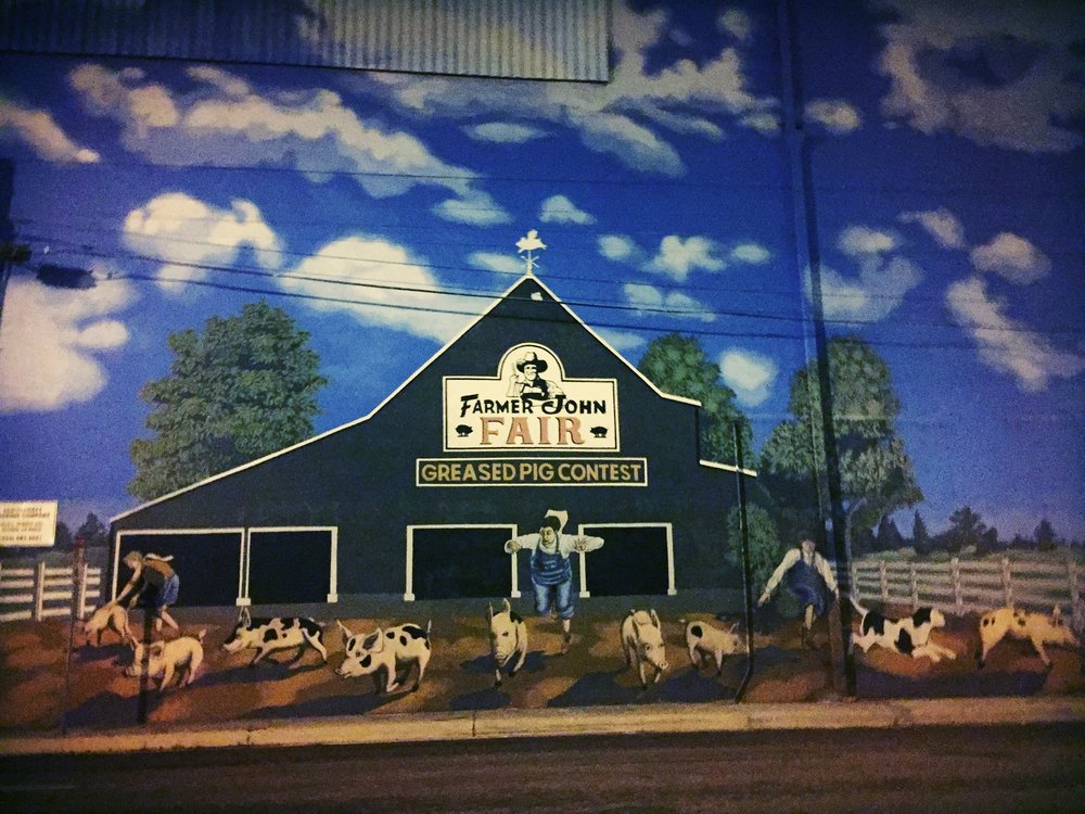 The deceptive Farmer John mural 