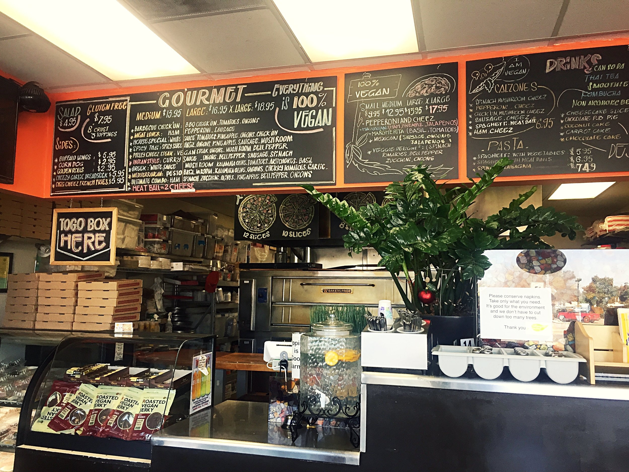 Vegan Pizza's mouth-watering menu