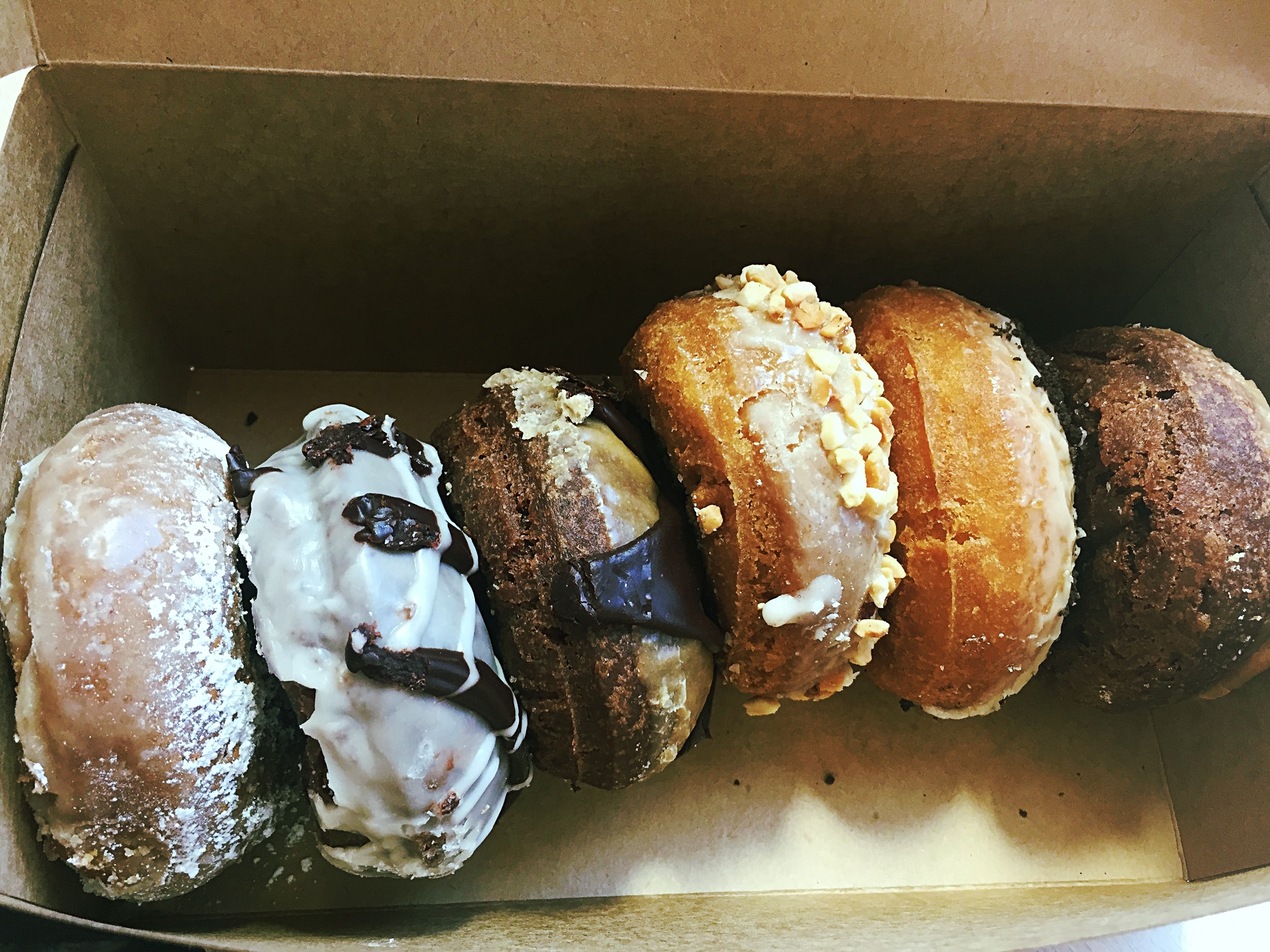 Vegan donuts from Mighty-O in Seattle, Washington