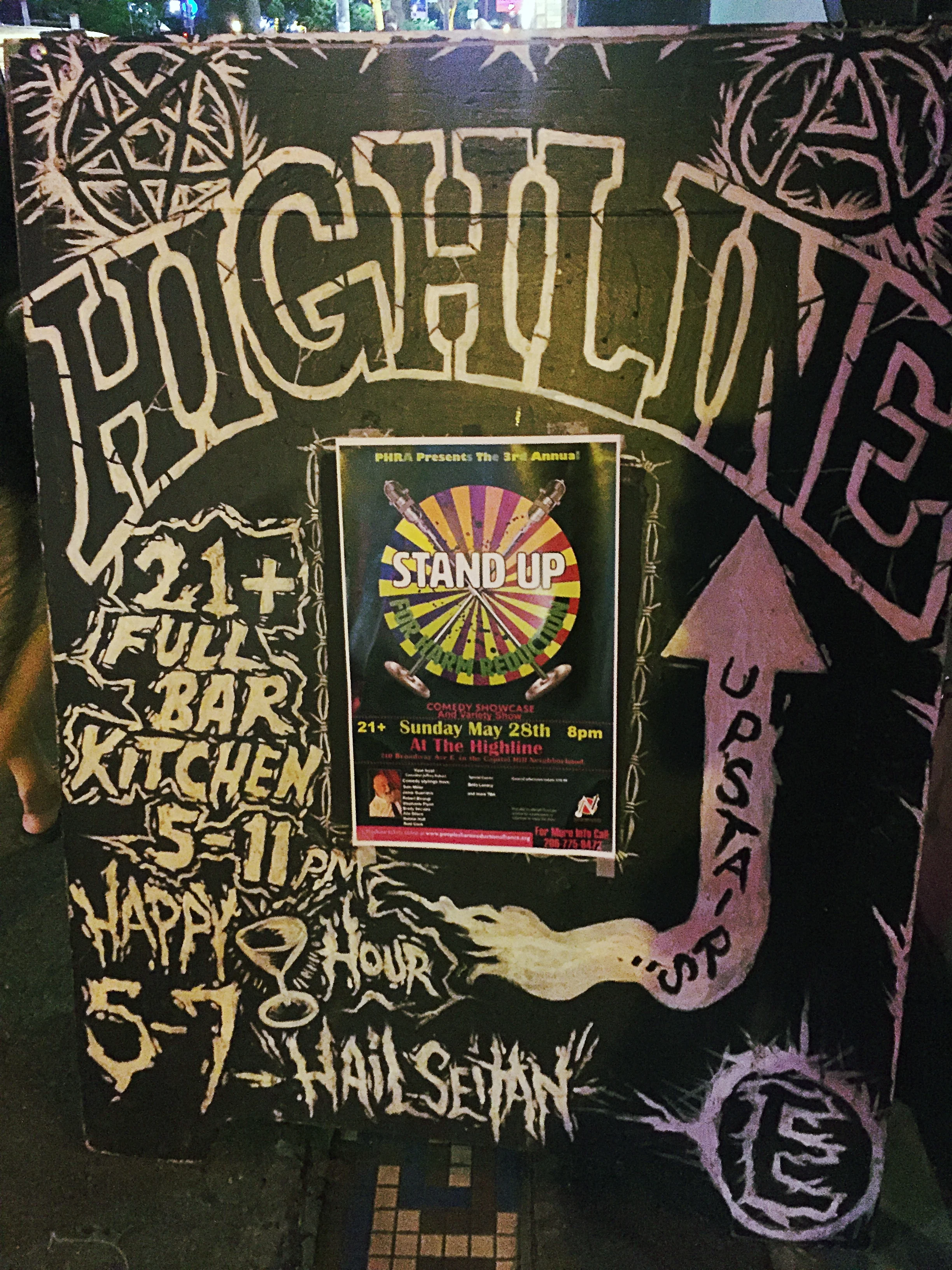 Highline Bar in Seattle, Washington's Capitol Hill neighborhood