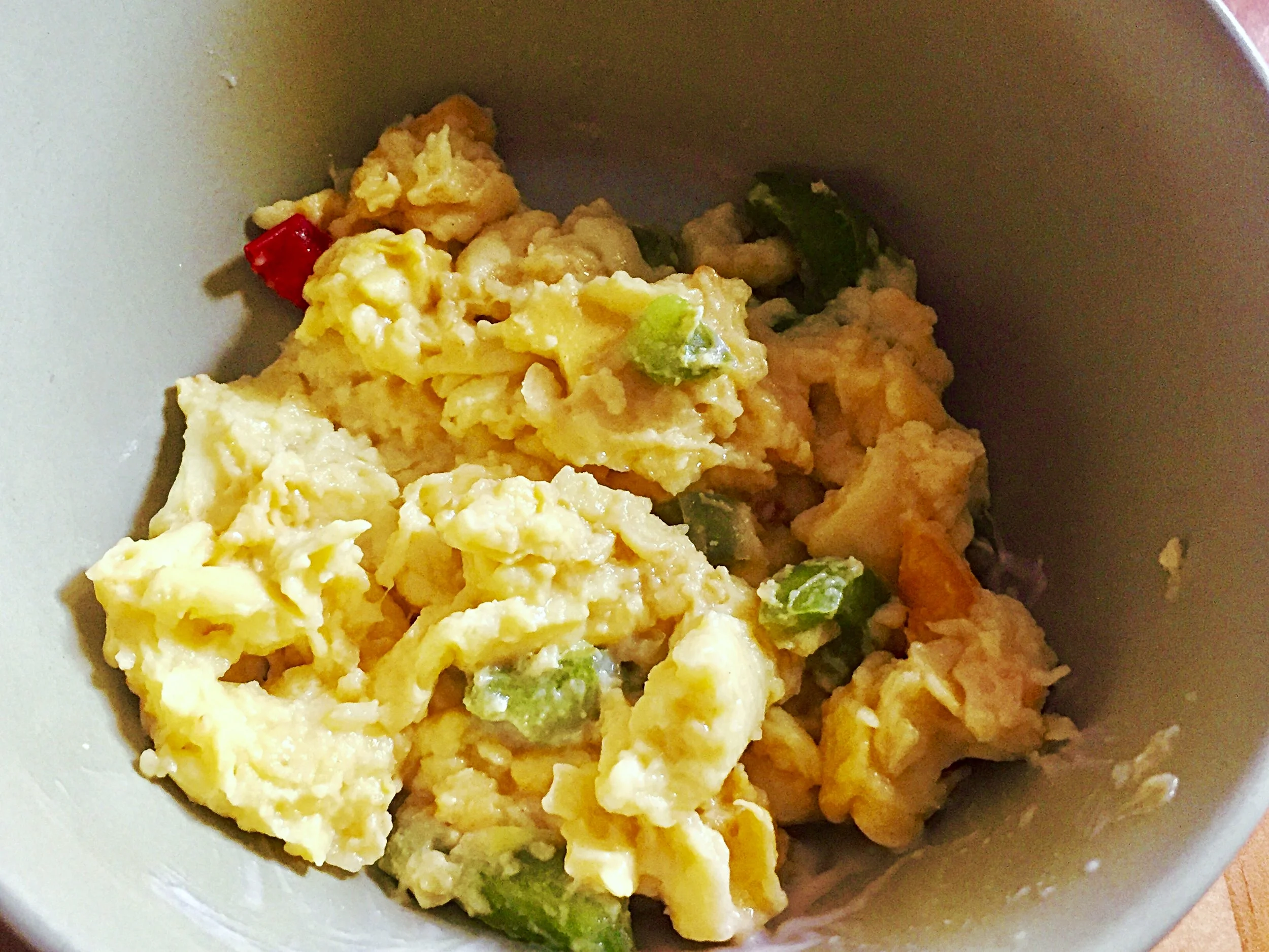 Vegan scrambled eggs