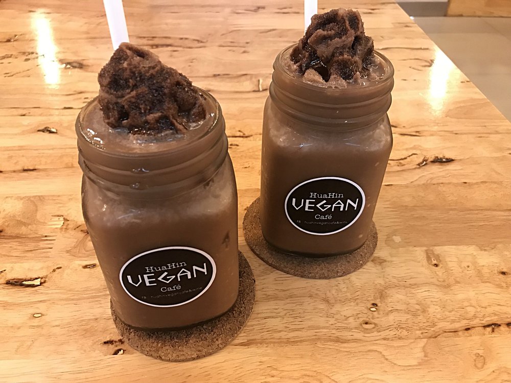 Vegan mocha frappe