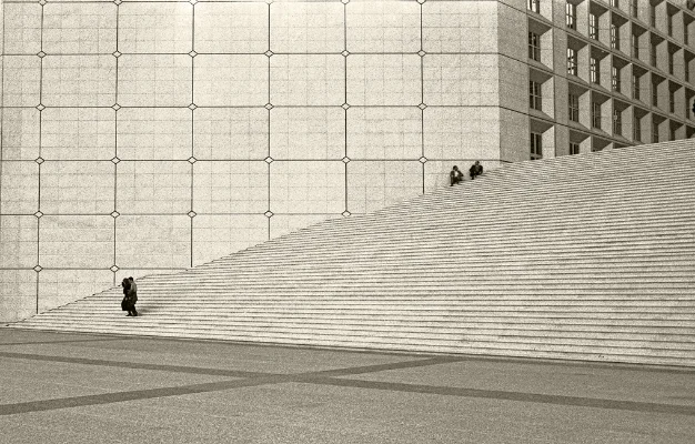 Luís Barreira La Grande Arche, Paris, 1989 Fotografia Gelatin-Silver Print
