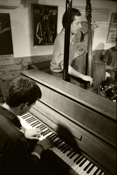 Luís Barreira Bernardo Sassetti no Hot Club, Lisboa, 1991 Fotografia Gelatin-Silver Print