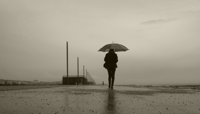 Luís Barreira rain day - Costa de Caparica, 2014 Fotografia
